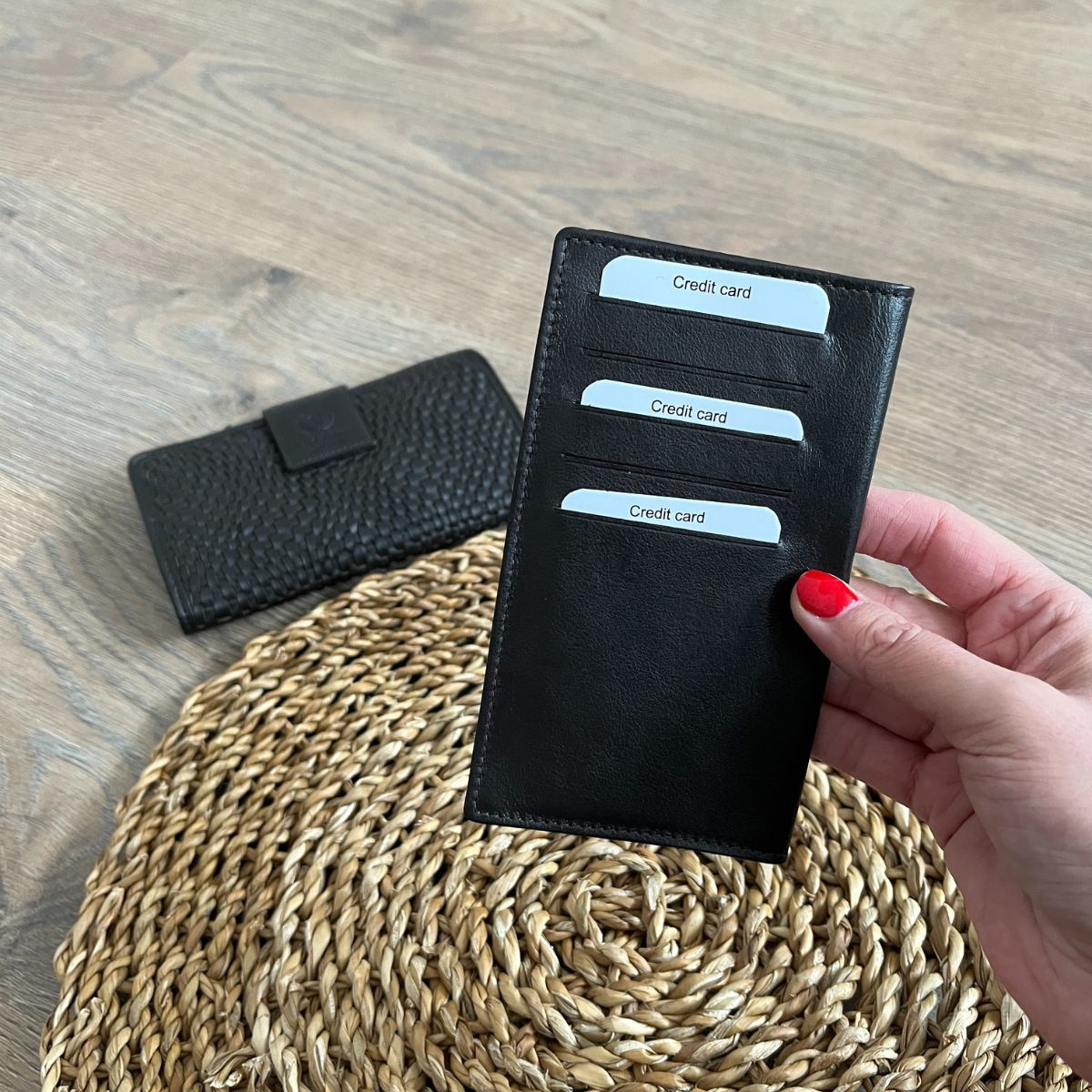 Dámska kožená peňaženka hnedá DESIRE