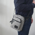 Pánska šedá crossbody taška PORTER