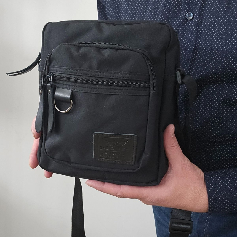 Pánska čierna crossbody taška PORTER