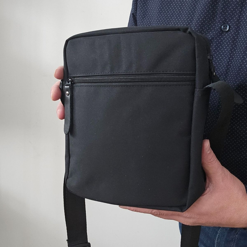 Pánska čierna crossbody taška PORTER