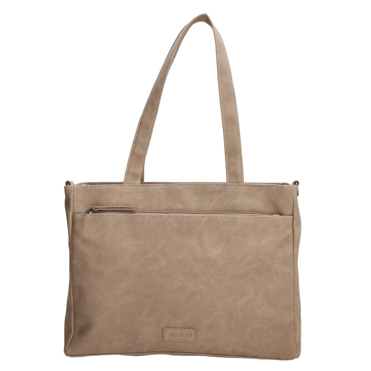 Dámska kabelka na rameno svetlá taupe NYSA