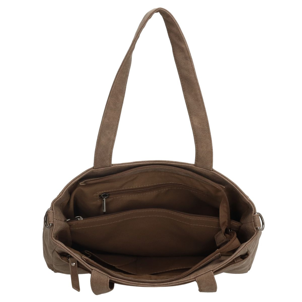 Dámska kabelka na rameno tmavá taupe NYSA