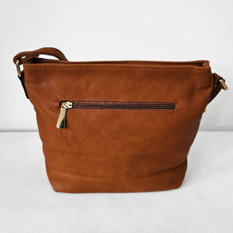 Hnedá crossbody kabelka ADELYNN