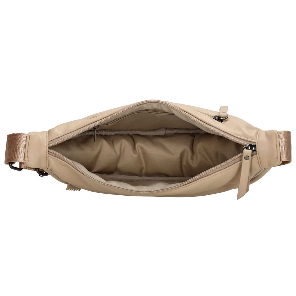 Dámska crossbody kabelka svetlá taupe LARA