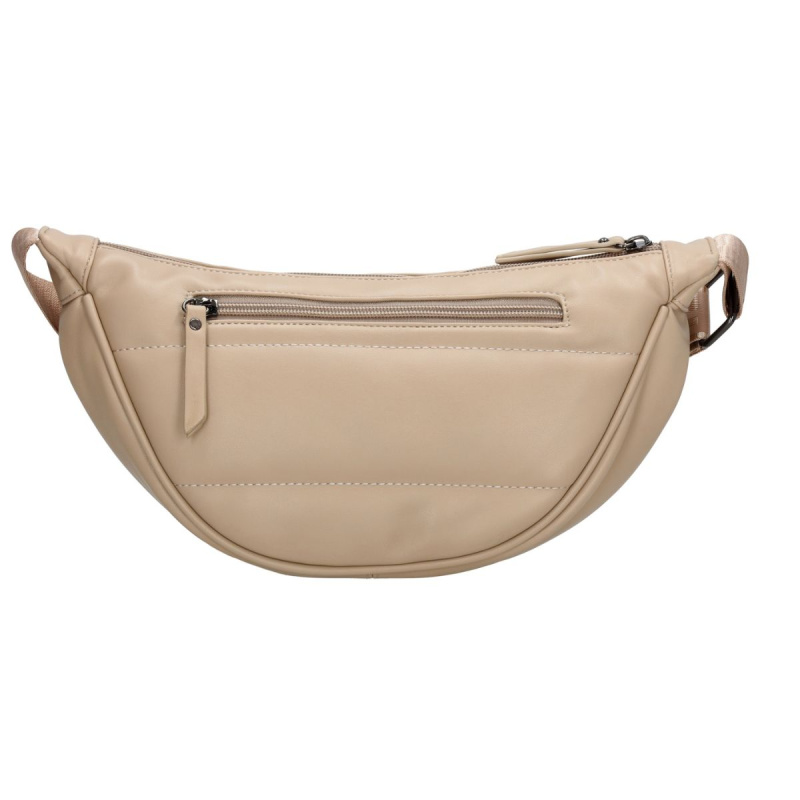 Dámska crossbody kabelka svetlá taupe LARA