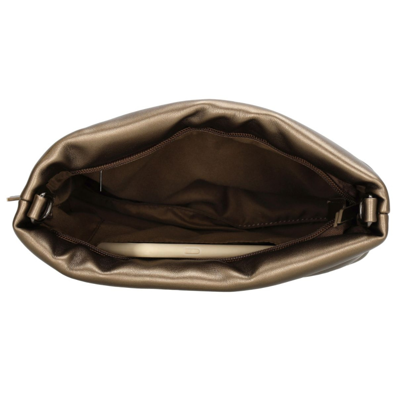 Dámska crossbody kabelka bronzová MINETA