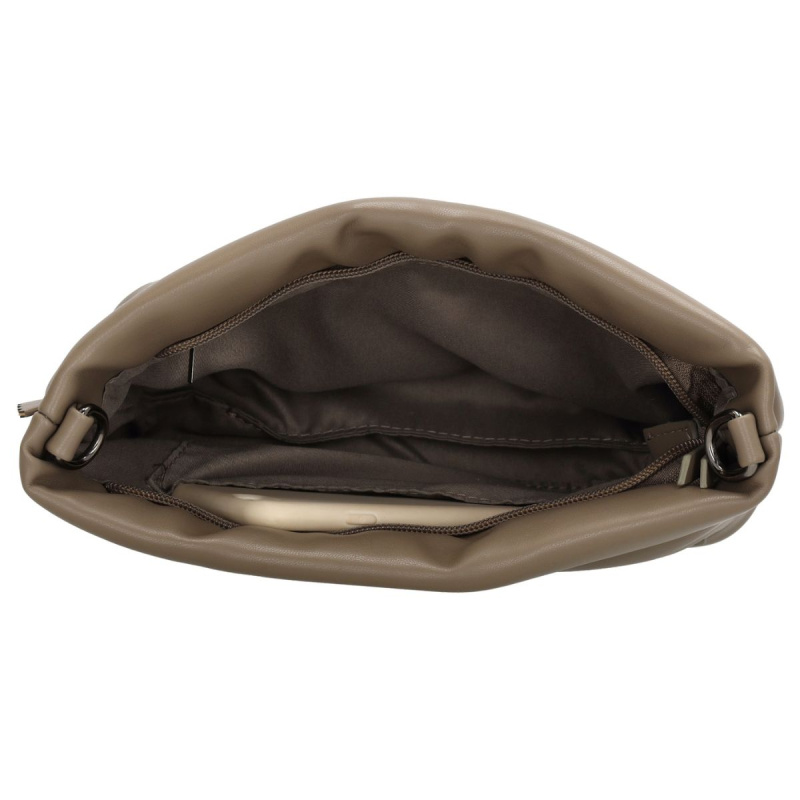 Dámska crossbody kabelka taupe MINETA