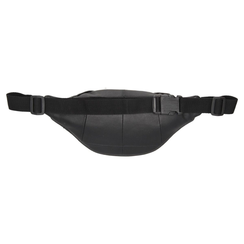 Kožená ľadvinka čierna SANTI