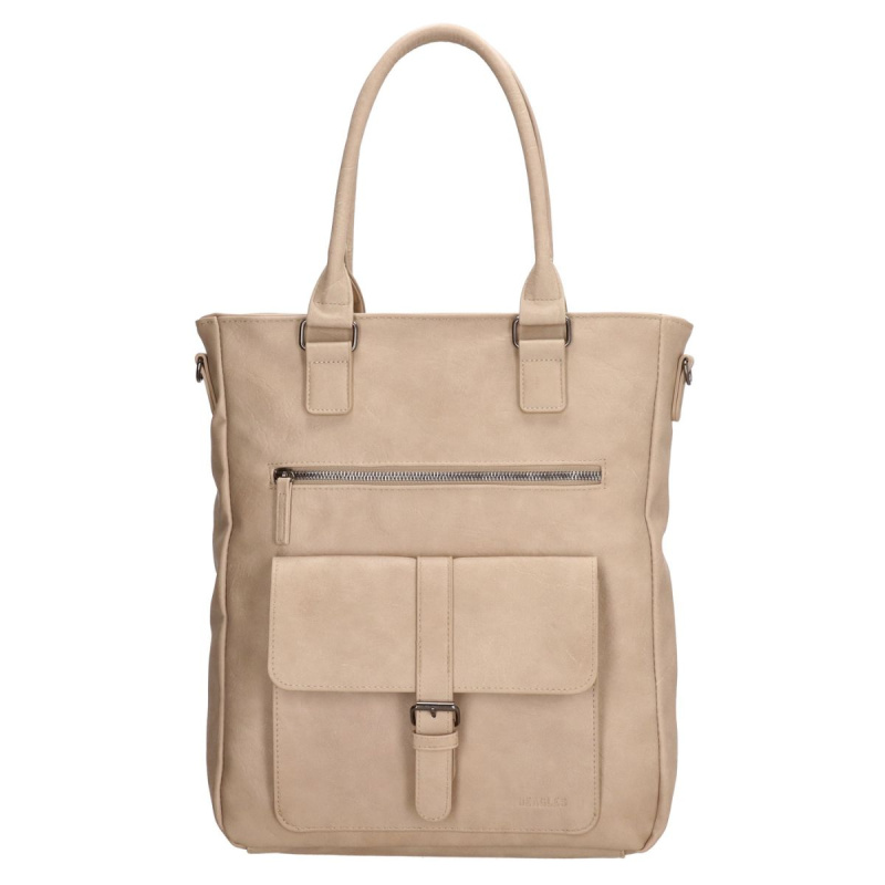 Dámska kabelka svetlá taupe LOTA