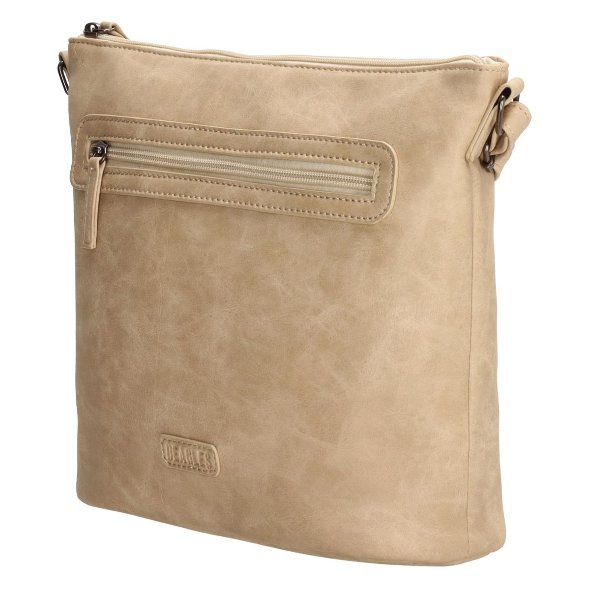 Dámska crossbody kabelka svetlá taupe LINDA