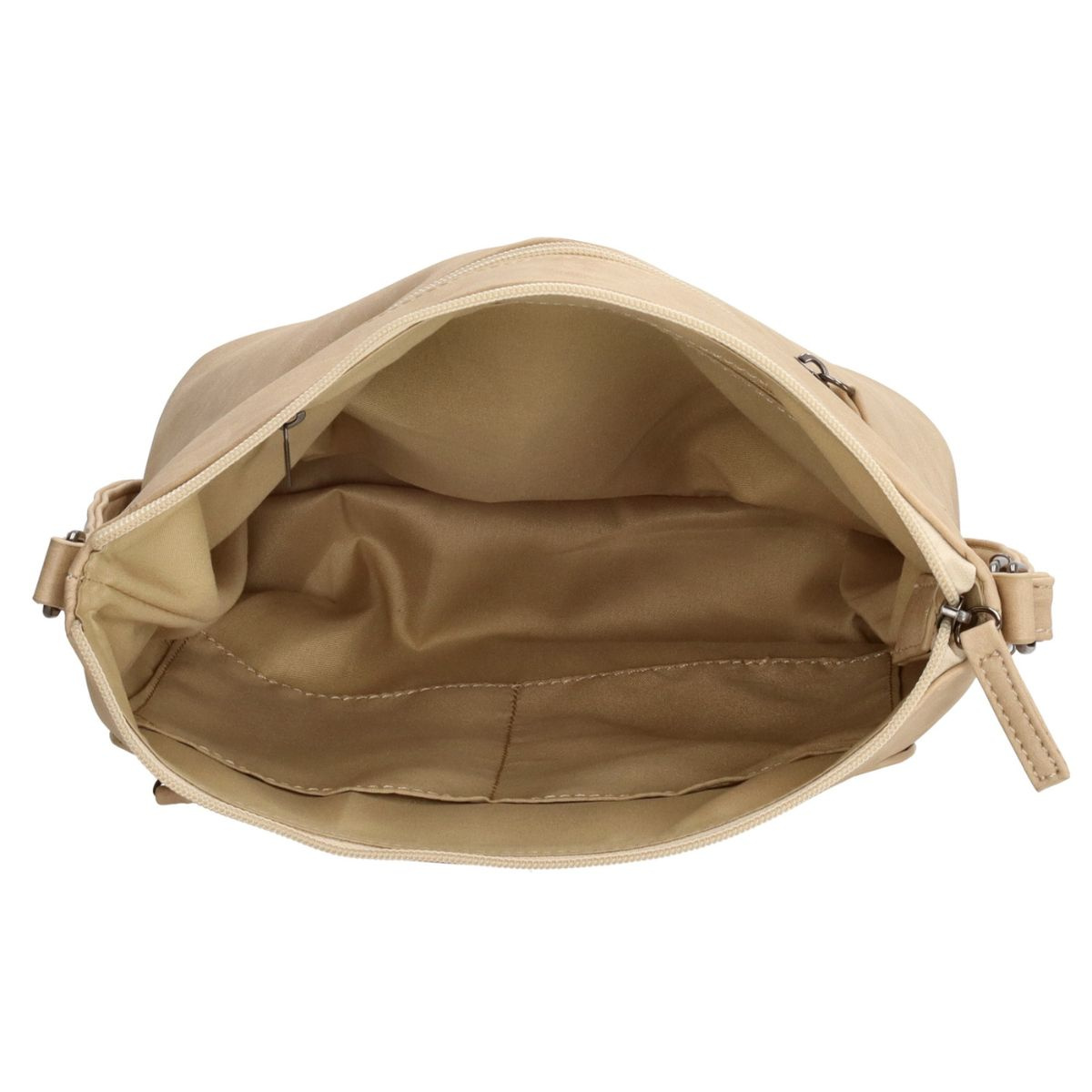 Dámska crossbody kabelka svetlá taupe LINDA