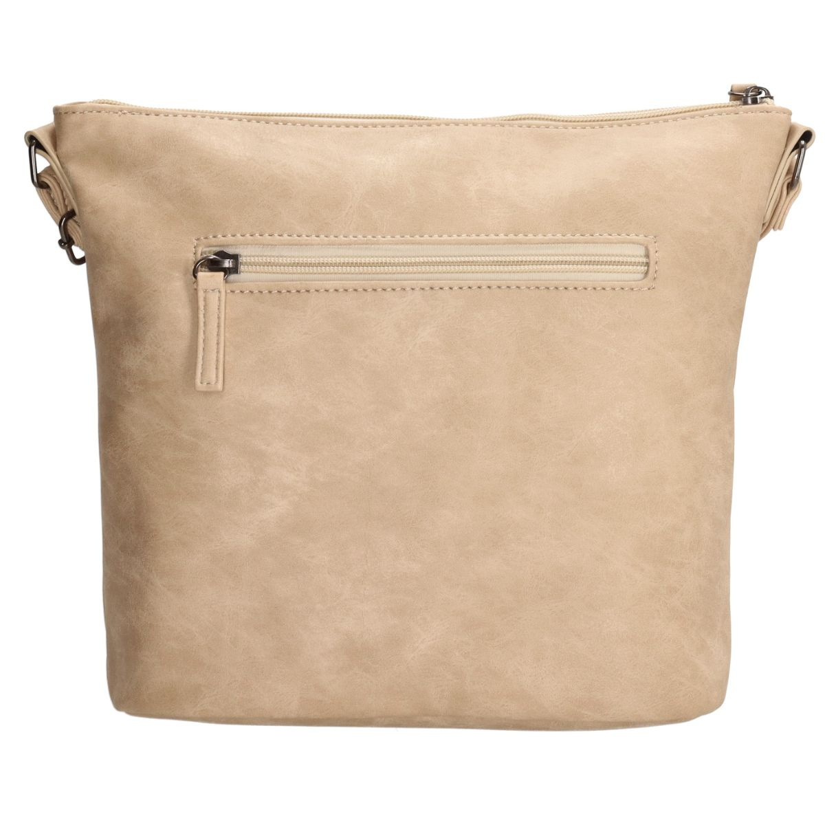 Dámska crossbody kabelka svetlá taupe LINDA