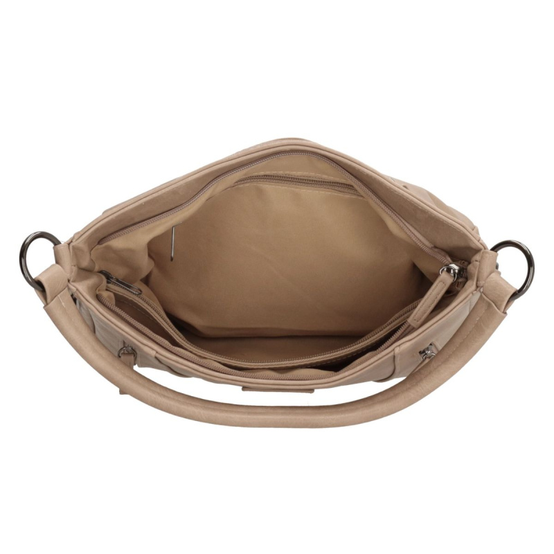 Dámska kabelka na rameno taupe LADA