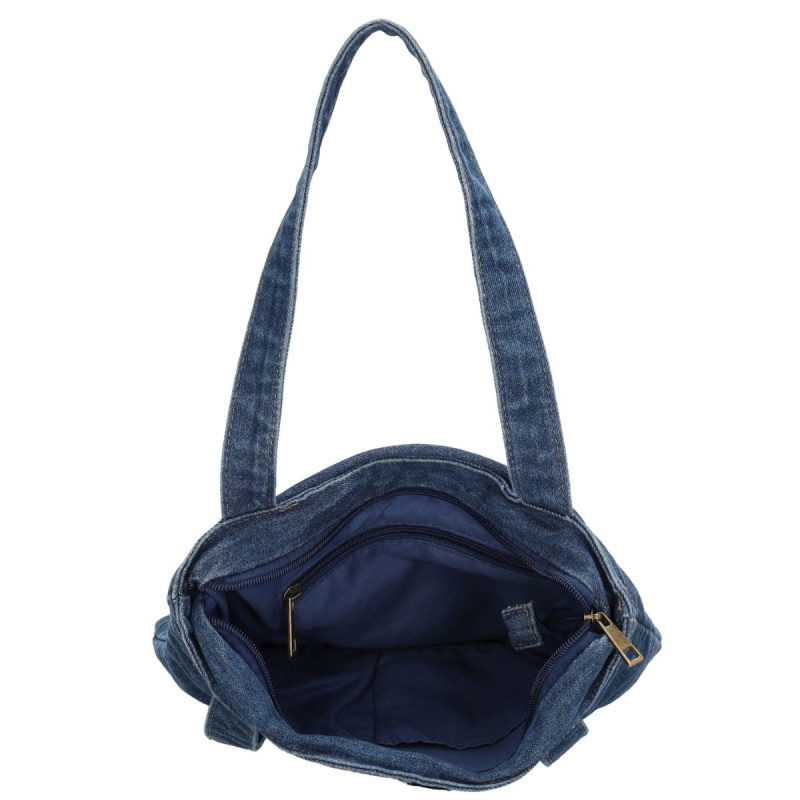 Dámska kabelka na rameno modrá KAJA