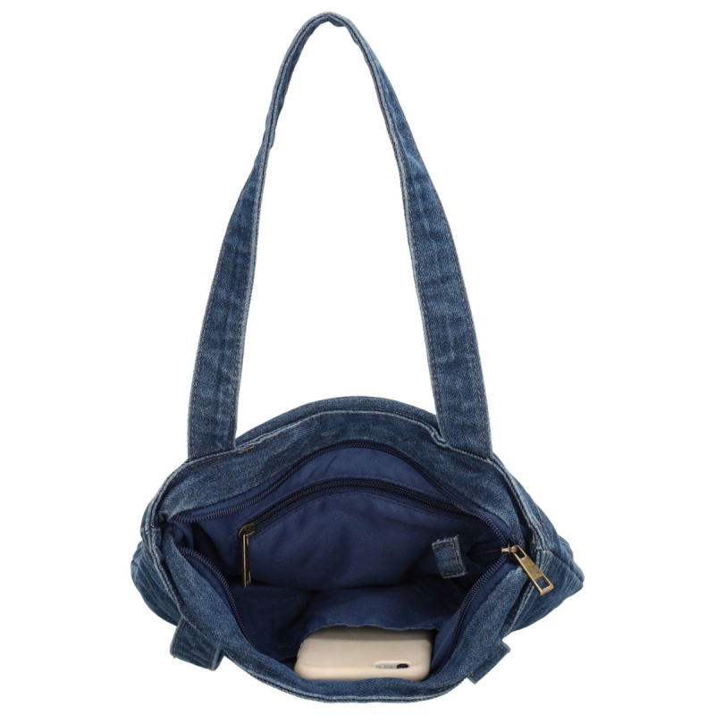 Dámska kabelka na rameno modrá KAJA