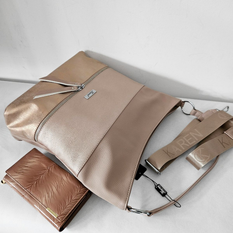 Dámska púdrová kabelka na rameno LORENZA