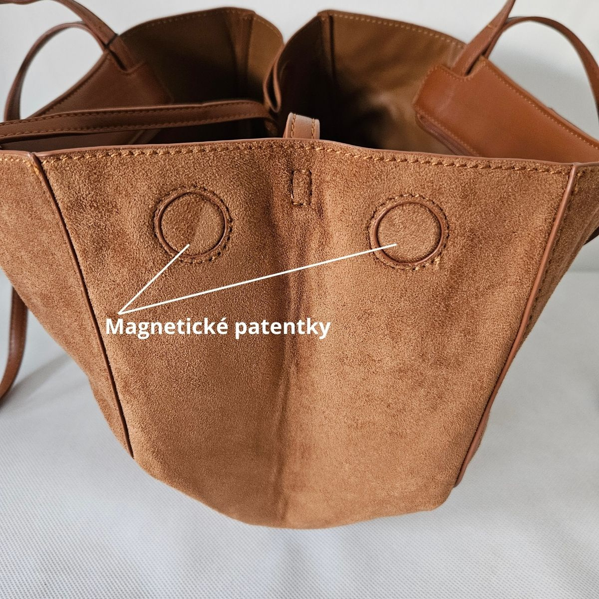 Hnedá kabelka na rameno ADALINE