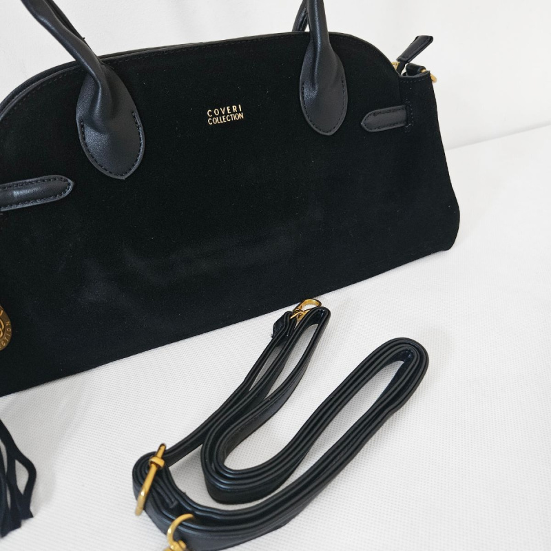 Čierna kabelka na rameno COVERI