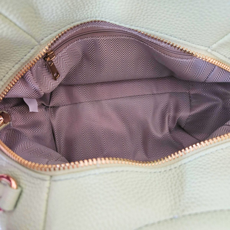 Malá svetlo zelená kabelka do ruky MIREN