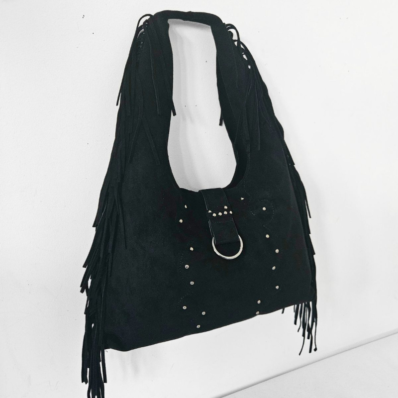 Čierna kabelka na rameno ALAINA