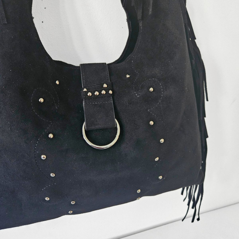 Čierna kabelka na rameno ALAINA