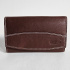 Dámska tmavohnedá kožená peňaženka  MODENA