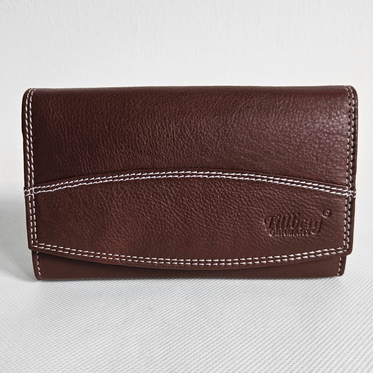 Dámska tmavohnedá kožená peňaženka  MODENA