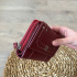 Dámska kožená peňaženka červená MARIOLA