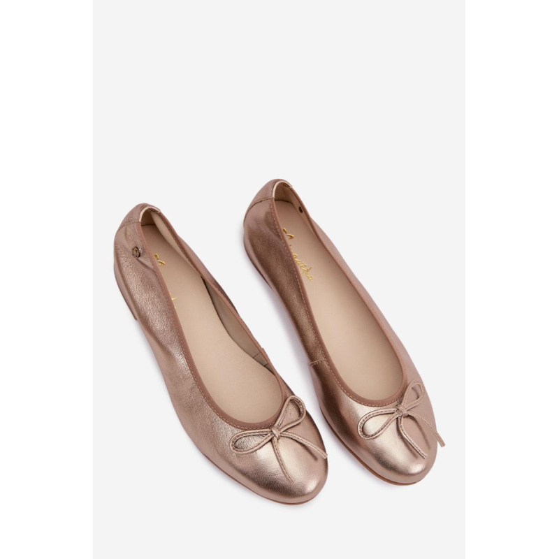 Kožené dámske baleríny Maciejka P6800-25 Zlato - Zlatá