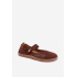 Kožené Semišové Baleríny Barefoot S Pásikom Zazoo 10206 Čokoládové - Odtiene hnedej a béžovej