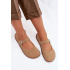 Barefoot baleríny z prírodného semišu Zazoo 316 béžové - Béžová