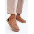 Kožené Baleríny Barefoot Zazoo 10217 Cappucino - Odtiene hnedej a béžovej