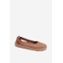 Kožené Baleríny Barefoot Zazoo 10217 Cappucino - Odtiene hnedej a béžovej