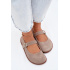 Barefoot baleríny z prírodnej semiše Zazoo 316 Cappuccino - Béžová