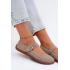 Barefoot baleríny z prírodnej semiše Zazoo 316 Cappuccino - Béžová