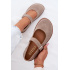 Barefoot baleríny z prírodnej semiše Zazoo 316 Cappuccino - Béžová