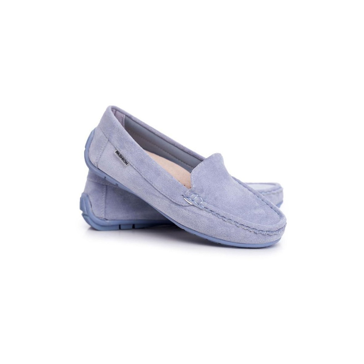 Dámsky modrý Moccasins Morreno Suede - Modrá
