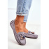 Dámske Moccasins Suede 20pb35-2003 Gray Donna Mia - Odtiene sivej a striebornej