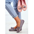 Dámske Moccasins Suede 20pb35-2003 Gray Donna Mia - Odtiene sivej a striebornej
