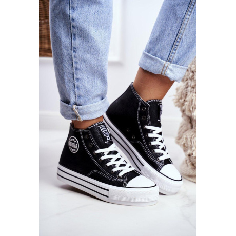 Dámska veľká hviezda Black GG274012 tenisky - Čierna