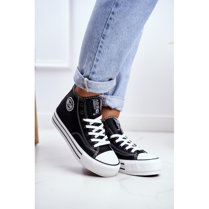 Dámska veľká hviezda Black GG274012 tenisky - Čierna