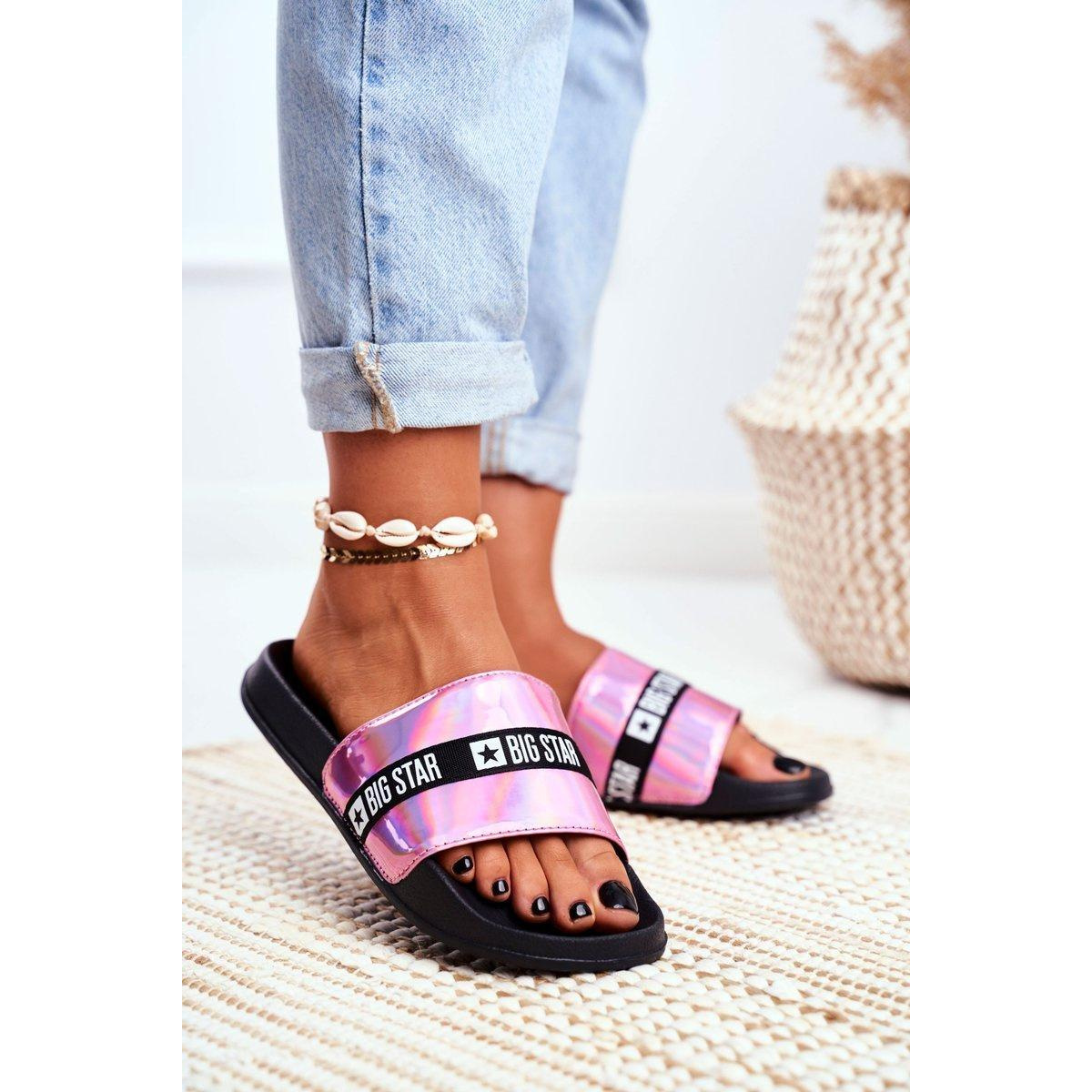 Dámska veľká hviezda Pink Holo GG274A008 - Odtiene ružovej