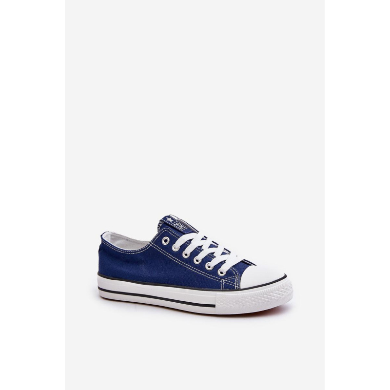 Dámske klasické tenisky Ecoma Navy Blue - Modrá