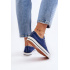 Dámske klasické tenisky Ecoma Navy Blue - Modrá