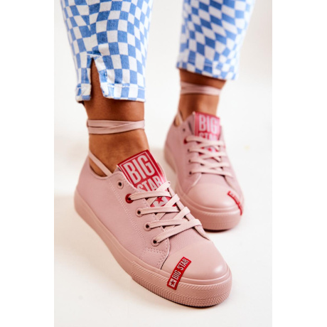 Dámska veľká hviezda JJ274167 Pink Sneakers - Odtiene ružovej