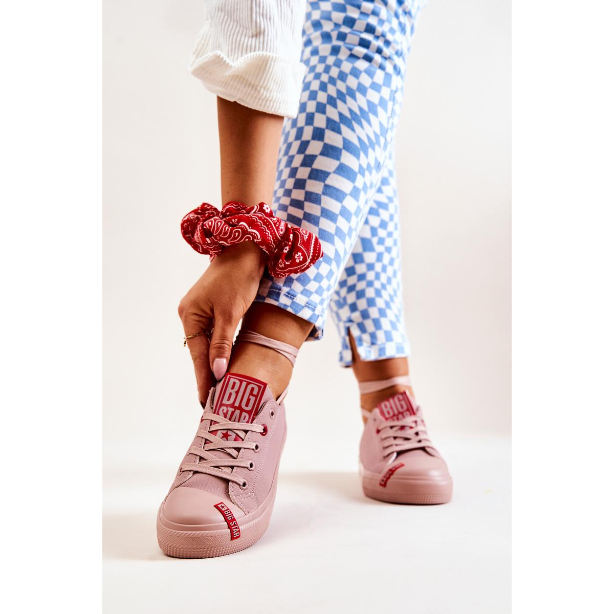 Dámska veľká hviezda JJ274167 Pink Sneakers - Odtiene ružovej