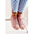 Dámska veľká hviezda JJ274167 Pink Sneakers - Odtiene ružovej