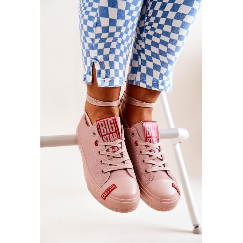 Dámska veľká hviezda JJ274167 Pink Sneakers - Odtiene ružovej