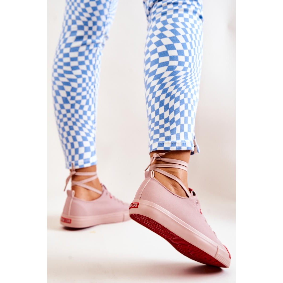 Dámska veľká hviezda JJ274167 Pink Sneakers - Odtiene ružovej
