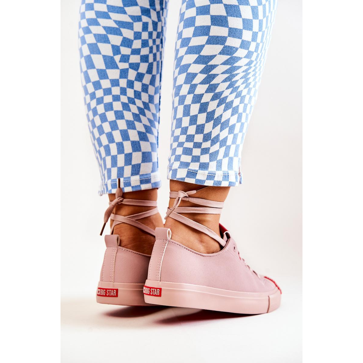 Dámska veľká hviezda JJ274167 Pink Sneakers - Odtiene ružovej
